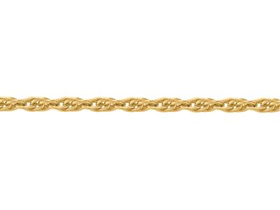 Catena Maglia Doppia Forzatina 1,80mm, 18kt Oro Giallo. Rif. 00919 - Immagine Standard - 3