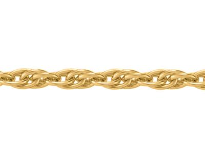 Catena Maglia Doppia Forzatina 1,20mm, 18kt Oro Giallo. Rif. 00919 - Immagine Standard - 2