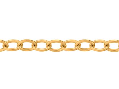 Catena A Maglie For\at Tonda Chiarada 2 Mm, Oro Giallo 18 Carati. Rif . 00878 - Immagine Standard - 2