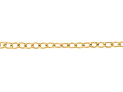 Catena A Maglie For\at Tonda Chiarada 2 Mm, Oro Giallo 18 Carati. Rif . 00878 - Immagine Standard - 3