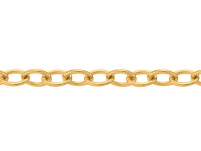 Catena Maglia Forzatina Rotonda Leggera 0,90 Mm, 18kt Oro Giallo. Rif.00875 - Immagine Standard - 2