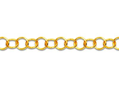 Catena Maglia Anello Massiccia 1,80mm, 18kt Oro Giallo. Rif. 00886 - Immagine Standard - 1