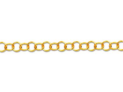 Catena Maglia Anello Massiccia 2,40mm, 18kt Oro Giallo. Rif. 00886 - Immagine Standard - 2