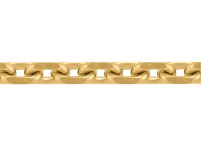 Catena Forzatina Maglia A Diamante 3 Mm, 18kt Oro Giallo. Rif. 00490 - Immagine Standard - 1