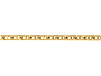 Catena Forzatina Marina Maglia Romboidale 1,70 Mm, Oro Giallo. Rif. 00953 - Immagine Standard - 3