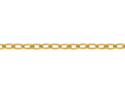 Catena Rete Taglio A Diamante Specchio1,17 Mm, 18kt Oro Giallo. Rif. 00882 - Immagine Standard - 3