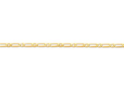 Catena Maglia Alternata 1/1 Ultrapiatta Limata 6 Lati, 5,60 Mm, 18kt Oro Giallo - Immagine Standard - 3