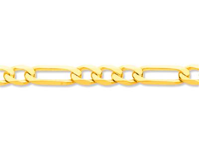 Catena Ultra Piatta Da 1/3 A Magliaalternata Limata Su 6 Lati, 6,80 M M, Oro Giallo 18 Carati. Rif. 01975 - Immagine Standard - 2