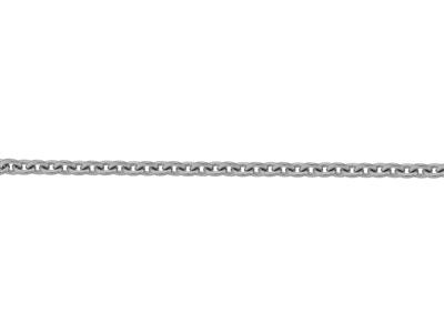 Catena Maglia Forzatina Rotonda 2,10 Mm, Oro Bianco 18kt Rodiato. Rif.00355 - Immagine Standard - 3