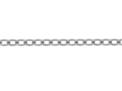 Chain 20028 Forcat Ovale 3mm Spe Or Gris 18k Pd 125 - Immagine Standard - 2