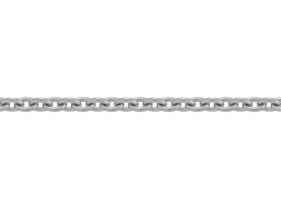 Catena Maglia Forzatina Rotonda 1,17 Mm, Platino 955. Rif. 00330 - Immagine Standard - 3