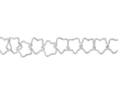 Catena Maglia Fantasia Stelle 8 Mm,argento 925 Ref. 10082 - Immagine Standard - 3