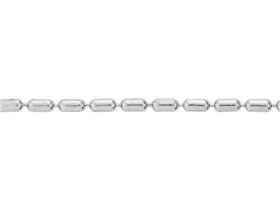 Catena Maglia Cilindrica 1,20 Mm, Argento Sterling 925 Ref. 02006