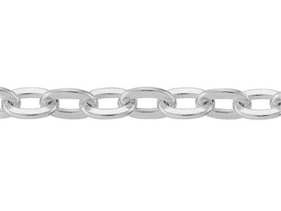 Catena A Maglie Piatte Forat 2,90 Mm, Argento 925 Ref. 10123