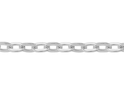 Catena A Maglie Piatte For\at 2,90 Mm, Argento 925 Ref. 10123 - Immagine Standard - 2
