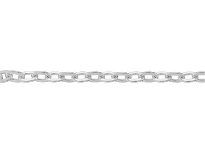 Catena A Maglie Piatte For\at 3,35 Mm, Argento 925 Rif. 10124 - Immagine Standard - 3