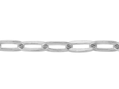 Catena Maglia Rettangolare Da 3 Mm,argento 925 Ref. 10125 - Immagine Standard - 2