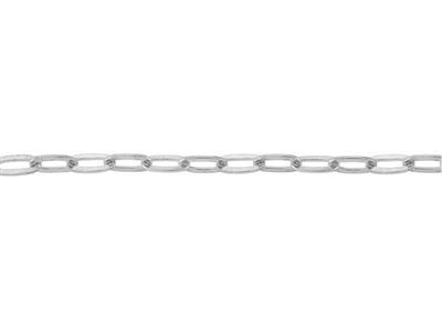 Catena Rettangolare 3 Mm, Argento 925. Rif. 10125 - Immagine Standard - 3