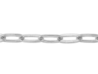 Catena Mesh Rettangolo 4,35 Mm, Argento 925. Rif. 10126 - Immagine Standard - 2