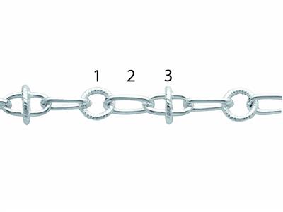 Catena A Maglie Fantasia, Argento 925 Ref. 10128 - Immagine Standard - 2