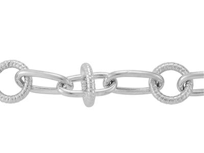 Catena A Maglie Fantasia, Argento 925 Ref. 10128 - Immagine Standard - 3