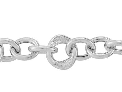 Catena Maglia Fantasia 9 Mm, Argento 925 Ref. 10131 - Immagine Standard - 3