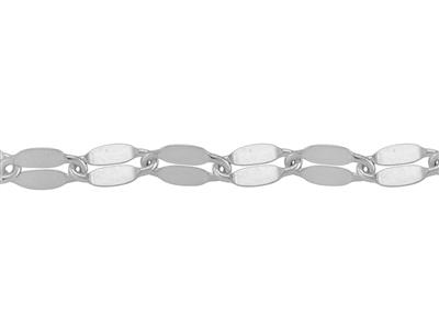 Catena A Maglie Fantasia 6,20 X 3,35 Mm, Argento 925 Rif. 10132 - Immagine Standard - 2