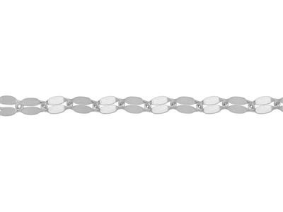Catena A Maglie Fantasia 6,20 X 3,35 Mm, Argento 925 Rif. 10132 - Immagine Standard - 3