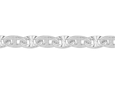 Catena A Maglia Fantasia 7,30 X 5,10 Mm, Argento 925. Ref. 10134