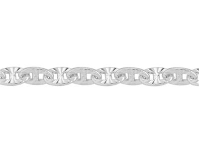 Catena A Maglie Fantasia 7,30 X 5,10 Mm, Argento 925 Rif. 10134 - Immagine Standard - 2