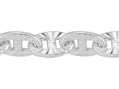 Catena A Maglie Fantasia 7,30 X 5,10 Mm, Argento 925 Rif. 10134 - Immagine Standard - 4