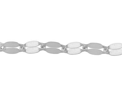 Catena Maglia Fantasia 10,20 X 6,15mm, Argento 925 Sterling Ref. 1013 7 - Immagine Standard - 2