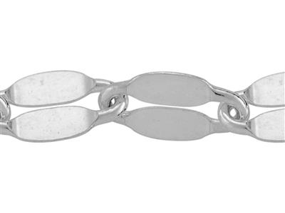 Catena Maglia Fantasia 10,20 X 6,15mm, Argento 925 Sterling Ref. 1013 7 - Immagine Standard - 4