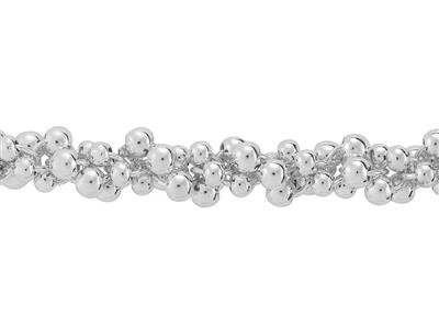 Catena Massiccia A Maglie Fantasia,multi-sfere, 8 MM Argento 925 Ref. 10182 - Immagine Standard - 2