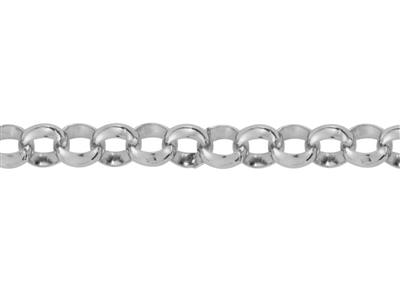 Catena Tonda Maglia Jaseron 6 Mm, Argento 925 Ref. 10061