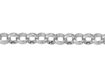 Catena Massiccia Tonda Maglia Jaseron 8 Mm, Argento 925 Ref. 10181
