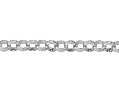 Catena Massiccia Tonda Maglia Jaseron 8 Mm, Argento 925 Ref. 10181 - Immagine Standard - 2