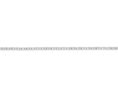 Catena Maglia Jaseron Ovale 2 X 1,50 Mm, Argento 925