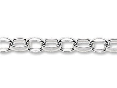 Catena Con Maglia Forat Ovale 3,00x 4,30 Mm, Argento 925 Ref. 10035