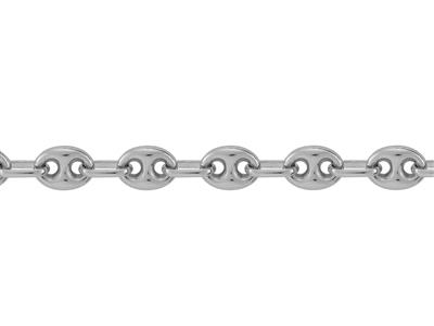 Catena Massiccia A Maglie Grano Di Caff} 6 Mm, Argento 925 Ref. 10057 - Immagine Standard - 2