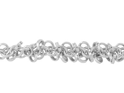 Catena Fantasia Multi-anello Maglia5 Mm, Argento 925 Ref. 10062 - Immagine Standard - 2