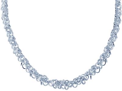 Catena Fantasia Multi-anello Maglia5 Mm, Argento 925 Ref. 10062 - Immagine Standard - 3