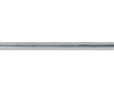 Catena A Serpente Ovale Piatta 4,20 Mm, Argento 925. Articolo N. 10069 - Immagine Standard - 1