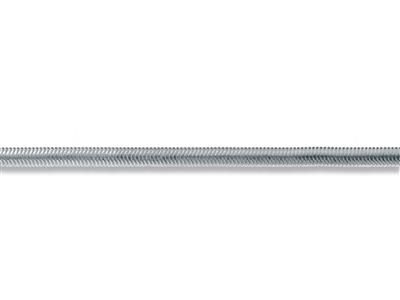 Catena A Maglia Serpente Piatta Ovale 4,20 Mm, Argento 925 Ref. 10069 - Immagine Standard - 2