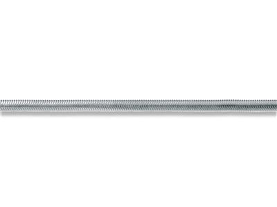 Catena A Serpente Ovale Piatta 4,20 Mm, Argento 925. Articolo N. 10069 - Immagine Standard - 3