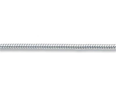 Catena A Maglia Serpente Tonda 1,90mm, Argento 925