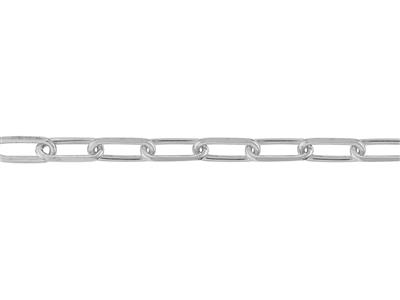 Catena A Maglie Rettangolari Limata5 Mm, Argento 925 Ref. 10072 - Immagine Standard - 3