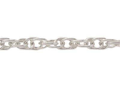 Catena A Maglie Corda 1,40 Mm, Argento 925