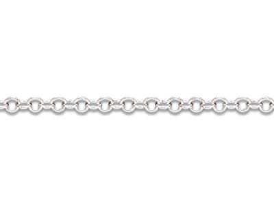Catena Anello Massiccio Maglia 2,40mm, Argento 925 Ref. 00886