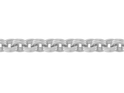 Catena Massiccia A Maglie For\at A Doppio Filo 12,50 X 10,50 Mm, Argento 925.ref. 10180 - Immagine Standard - 1